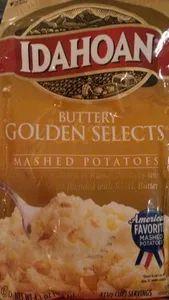 Idahoan, buttery golden selects mashed potatoes