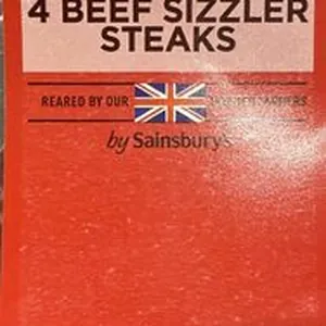 Beef sizzler steaks
