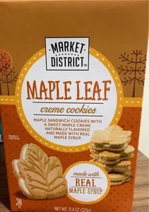 Maple leaf cookie