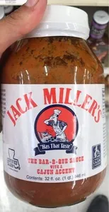 Jack millers barb-B-Q suace
