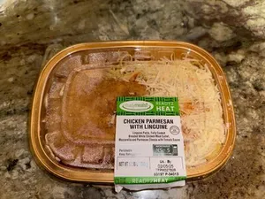 Chicken Parmesan With Linguine