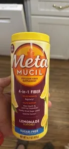 Psyllium Fiber Supplement 4-in-1 Fiber Lemonade Flavored