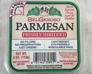 Belgioso Parmesan Freshly Shredded Cheese