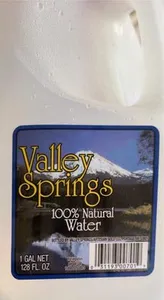 Valley Springs 100% Natural Water