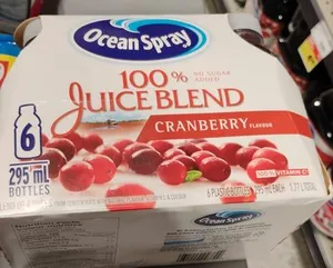 ocean spray 100% juice blend cranberry