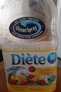 Boisson diète ocean spray