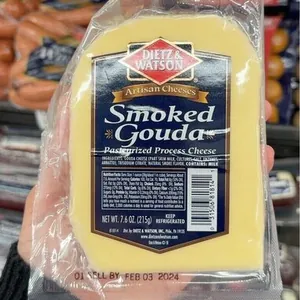 Smoked Gouda pasteurized processed cheese