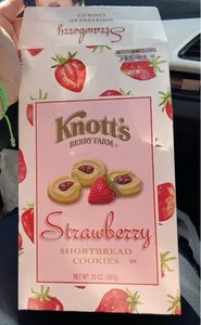 strawberry shortbread cookies
