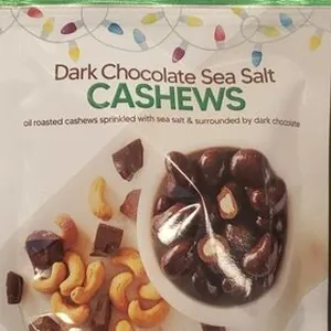 Dark chocolate sea salt cashews