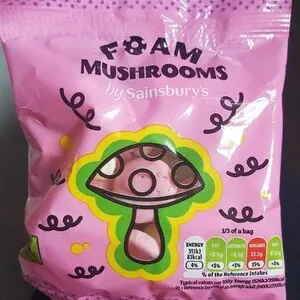 Sainsburys own brand foam mushrooms