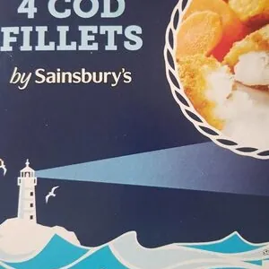 Breaded Cod Fillets by Sainsbury's