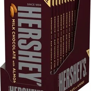 milk chocolate with almonds