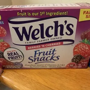 Welch's Berries n Cherries Fruit Snacks