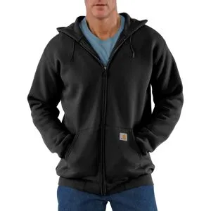 Carhartt Men's Zip Hooded Sweatshirt Black S