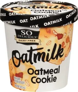 Oatmeal Cookie Non-Dairy Frozen Dessert, Oatmeal; Cookie