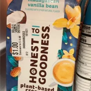 Honest to goodness creamer