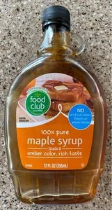 100% pure maple syrup, maple