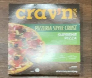 Crav'n flavor pizzeria style crust supreme pizza