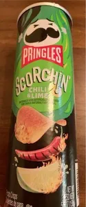 Pringles scorchin chili lime large imp