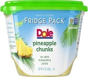 Pineapple chunks in pineapple juice