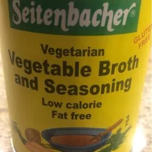 Vegetable broth and seasoning