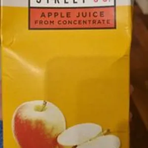 Apple juice from concentrate