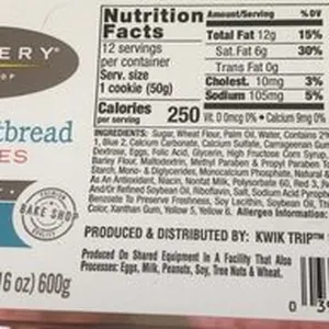 Iced shortbread cookies