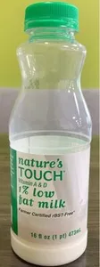 Nature’s Touch 1% low fat Milk