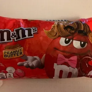 chocolate candies, peanut butter