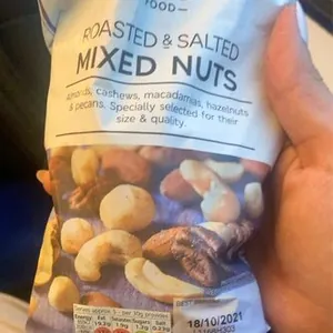 Roasted and salted mixed nuts