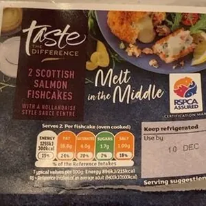 Scottish salmon fishcakes