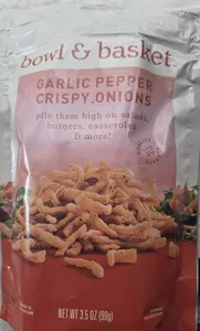Garlic Pepper Crispy Onions