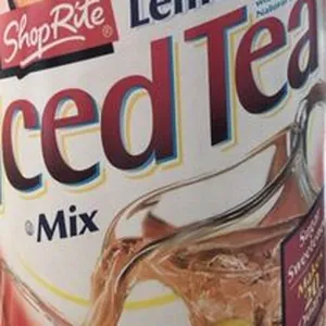 Natural lemon iced tea mix