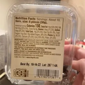 Chocolate covered almonds