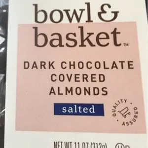 dark chocolate covered almonds
