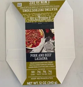 Meal Simple by HEB Pork and Meat lasagna