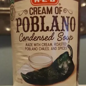 Cream of Poblano Soup