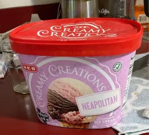 Creamy Creations Neopolitan Ice Cream