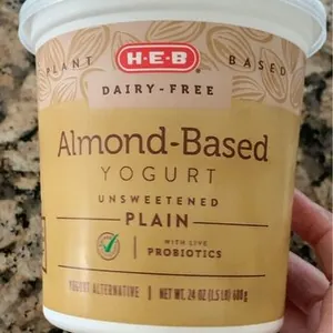 Almond based yogurt