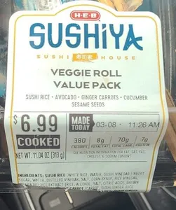Sushiya Veggie Roll