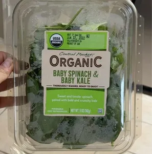 Organic Baby Spinach & Bbay Kale