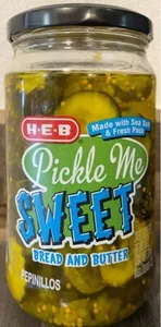 Pickle Me Sweet Bread and Butter Pickles