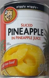 Sliced Pineapple In Pineapple Juice