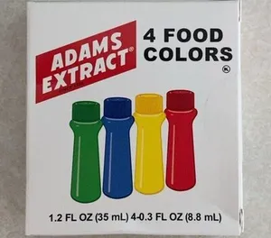 4 Food Colors Color Pak