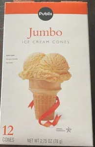 Jumbo ice cream cones