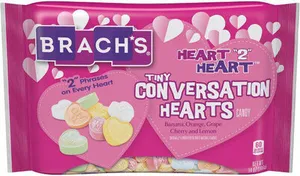 Valentine's day heart heart conversation hearts