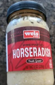 Horseradish prepared