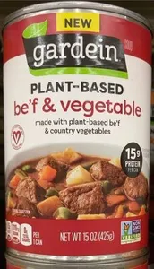 Plant based bef& vegetable