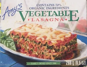 Vegetable lasagna