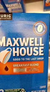 MAXWELL HOUSE GOOD TO THE LAST DROP